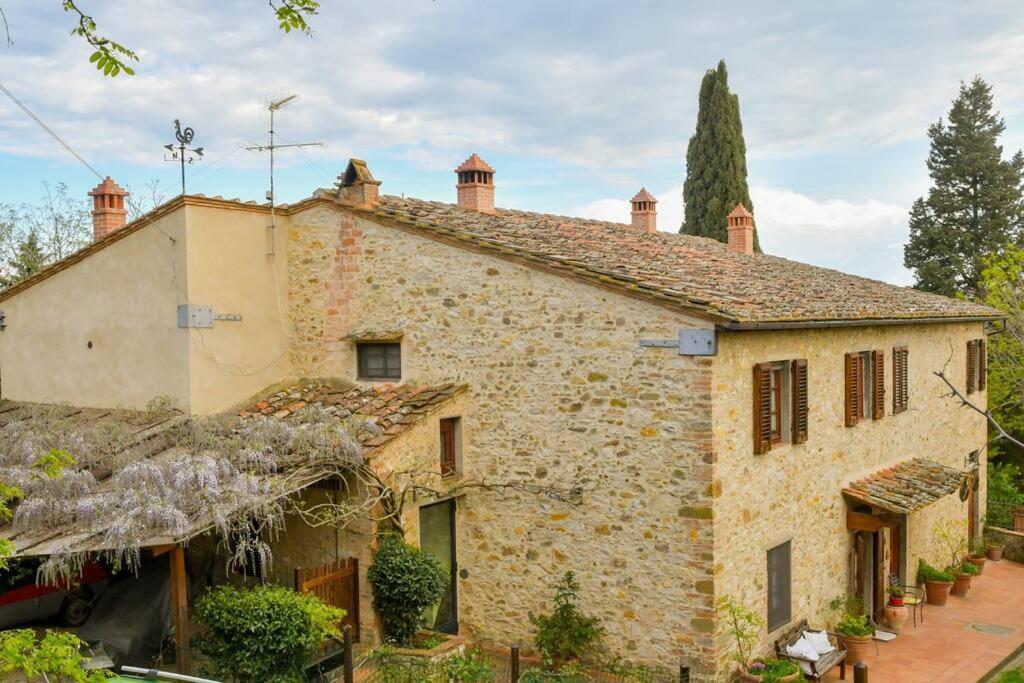 Appartamento Con Vista Panoramica In Chianti San Donnino  ภายนอก รูปภาพ