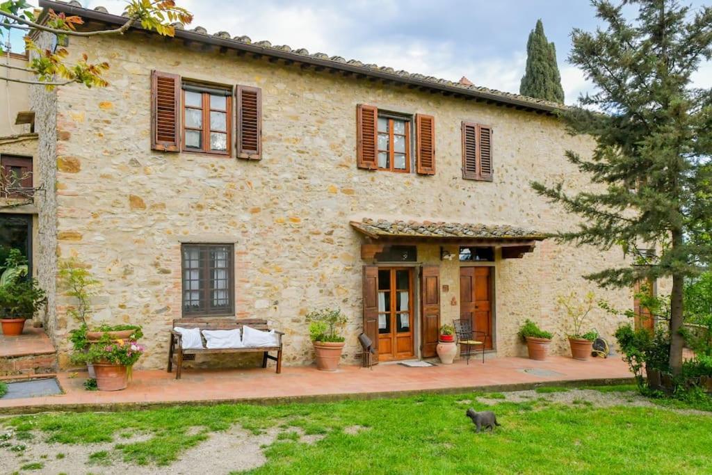 Appartamento Con Vista Panoramica In Chianti San Donnino  ภายนอก รูปภาพ
